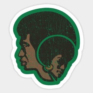 African King and Queen 1978 Sticker